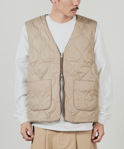 superNova.(スーパーノヴァ)の「superNova. Reversible zip vest - Paisley jacquard / SN-499(ダウンベスト・メンズ・ブラウン・FREE)」の3枚目の写真