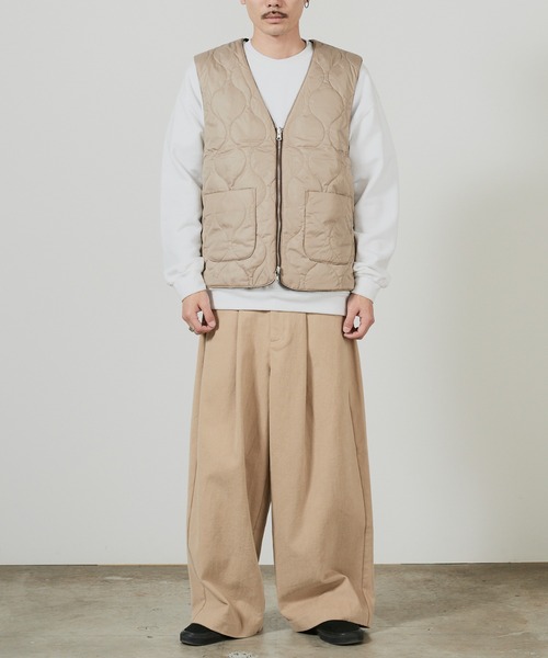 superNova.(スーパーノヴァ)の「superNova. Reversible zip vest - Paisley jacquard / SN-499(ダウンベスト・メンズ・ブラウン・FREE)」の6枚目の写真