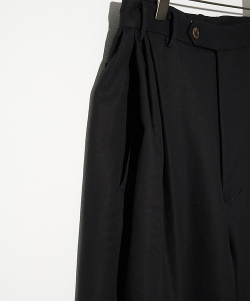 SOSHIOTSUKI(ソウシオオツキ)の「【SOSHIOTSUKI/ソウシオオツキ】SEAMLESS SIDE FOLD WIDE PANTS(デニムパンツ・メンズ・ダークグレー・44/46)」の6枚目の写真