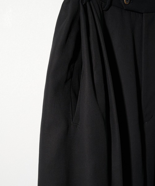 SOSHIOTSUKI(ソウシオオツキ)の「【SOSHIOTSUKI/ソウシオオツキ】SEAMLESS SIDE FOLD WIDE PANTS(デニムパンツ・メンズ・ダークグレー・44/46)」の7枚目の写真