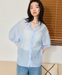 mysty woman | コクーンシアーシャツSS　666023(シャツ/ブラウス)