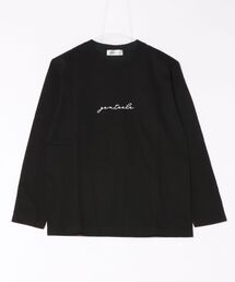 【RS】【Social GIRL】筆記体ロゴロングTシャツ