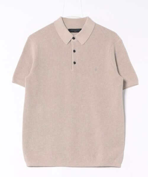 ALLSAINTS(オールセインツ)の「ASPEN WAFFLE TEXTURE RAMSKULL POLO SHIRT | ASPEN ワッフル テクスチャー ラムスカル ポロ シャツ(ポロシャツ・メンズ・グレー系その他・S/M/L)」の7枚目の写真