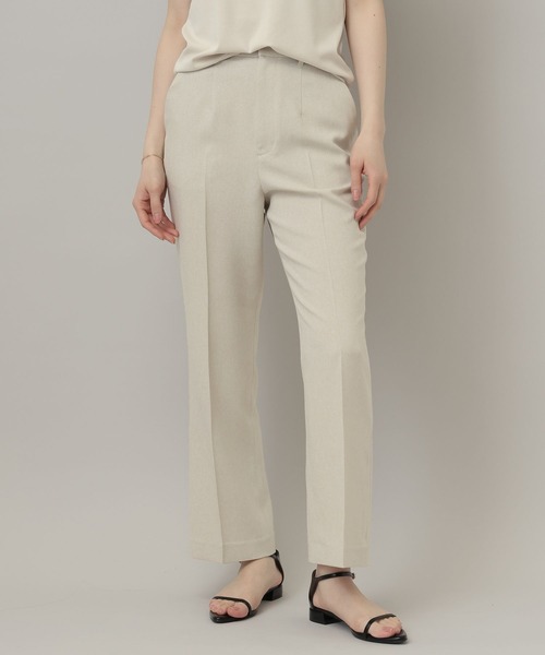 A part by（アパートバイ）の「シャンブレーセミフレアパンツ（その他パンツ・レディース・グレー系その他2/ブラック/ベージュ・SMALL/MEDIUM）」の3枚目の写真