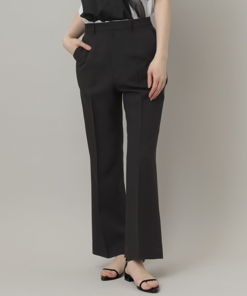 A part by（アパートバイ）の「シャンブレーセミフレアパンツ（その他パンツ・レディース・グレー系その他2/ブラック/ベージュ・SMALL/MEDIUM）」の7枚目の写真