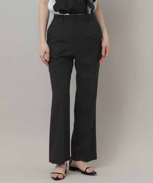 A part by（アパートバイ）の「シャンブレーセミフレアパンツ（その他パンツ・レディース・グレー系その他2/ブラック/ベージュ・SMALL/MEDIUM）」の8枚目の写真