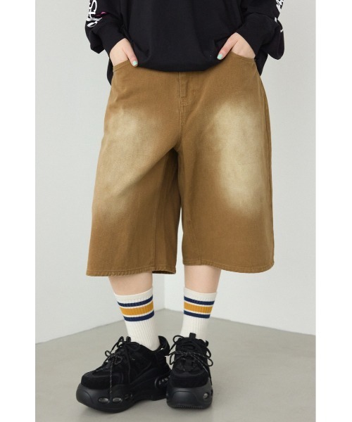 RODEO CROWNS WIDE BOWL（ロデオクラウンズワイドボウル）の「WIDE BERMUDA SHORTS（その他パンツ・レディース・ブラック/ブルー系その他3/グレー系その他/ブルー/カモフラージュ/ブラウン・SMALL/MEDIUM）」の3枚目の写真