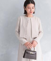 URBAN RESEARCH ROSSO WOMEN（アーバンリサーチ　ロッソ）の「kaene　シフォンフリルジャケット（スーツジャケット）」