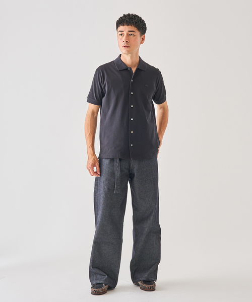 LACOSTE(ラコステ) 別注 COOLMAX フルオープン 半袖ポロシャツ（T