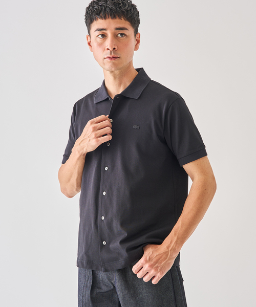 LACOSTE(ラコステ) 別注 COOLMAX フルオープン 半袖ポロシャツ（T
