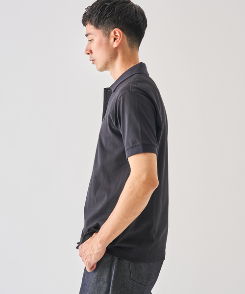 LACOSTE(ラコステ) 別注 COOLMAX フルオープン 半袖ポロシャツ（T