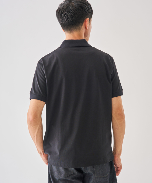 LACOSTE(ラコステ)の「LACOSTE(ラコステ) 別注 COOLMAX フルオープン 半袖ポロシャツ(Tシャツ/カットソー・メンズ・ブラック/ホワイト/ブルー系その他・2/3/4/5/6)」の13枚目の写真