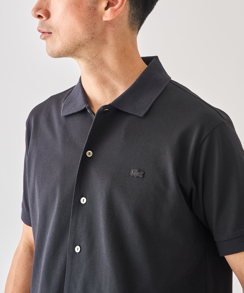 LACOSTE(ラコステ)の「LACOSTE(ラコステ) 別注 COOLMAX フルオープン 半袖ポロシャツ(Tシャツ/カットソー・メンズ・ブラック/ホワイト/ブルー系その他・2/3/4/5/6)」の14枚目の写真