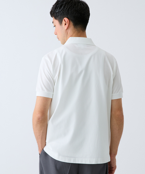 LACOSTE(ラコステ)の「LACOSTE(ラコステ) 別注 COOLMAX フルオープン 半袖ポロシャツ(Tシャツ/カットソー・メンズ・ブラック/ホワイト/ブルー系その他・2/3/4/5/6)」の18枚目の写真