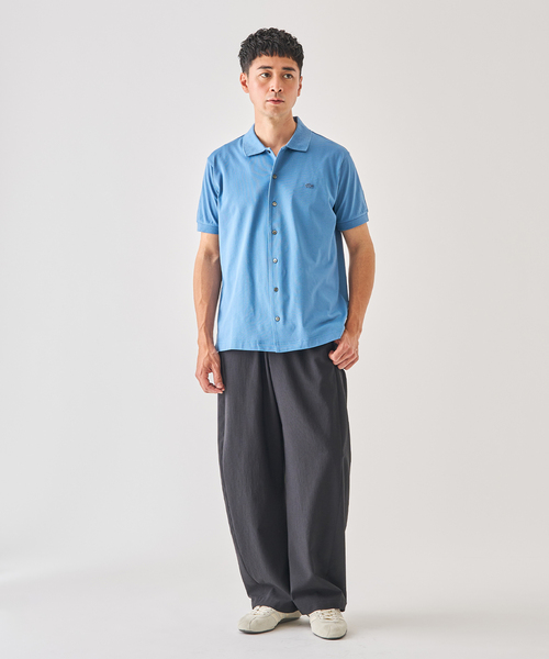 LACOSTE(ラコステ)の「LACOSTE(ラコステ) 別注 COOLMAX フルオープン 半袖ポロシャツ(Tシャツ/カットソー・メンズ・ブラック/ホワイト/ブルー系その他・2/3/4/5/6)」の22枚目の写真