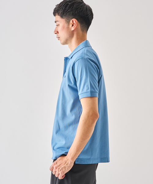LACOSTE(ラコステ) 別注 COOLMAX フルオープン 半袖ポロシャツ（T