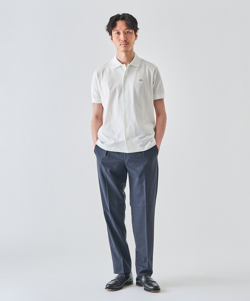 LACOSTE(ラコステ) 別注 COOLMAX フルオープン 半袖ポロシャツ（T
