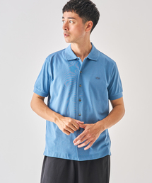 LACOSTE / ラコステ】別注 バンドカラー フルオープン ポロシャツ