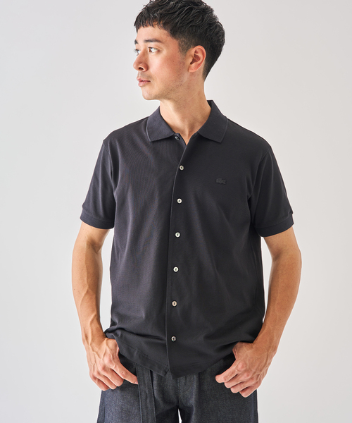 セール】LACOSTE(ラコステ) 別注 COOLMAX フルオープン 半袖ポロシャツ