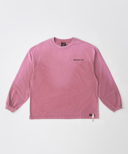 ADAM PATEK(アダムパテック)の「mlt5601-noise aging embroidered long-sleeved T ロングスリーブTシャツ(AP2614023)(Tシャツ/カットソー・メンズ・ブラック/グリーン/ピンク/ホワイト・2/1)」の10枚目の写真