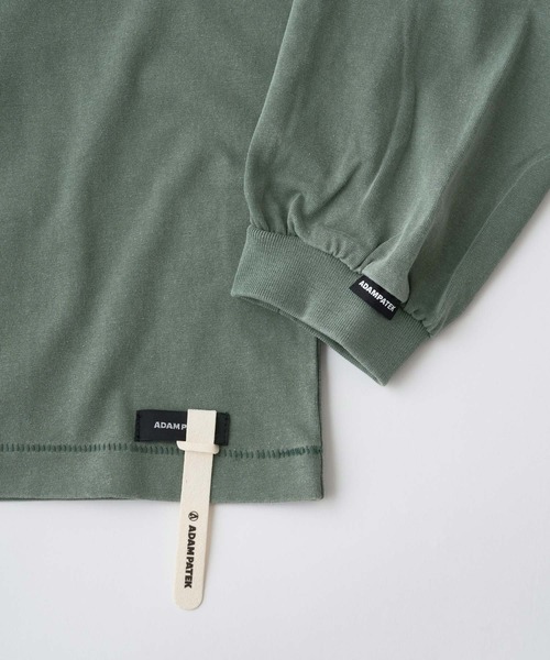 ADAM PATEK(アダムパテック)の「mlt5601-noise aging embroidered long-sleeved T ロングスリーブTシャツ(AP2614023)(Tシャツ/カットソー・メンズ・ブラック/グリーン/ピンク/ホワイト・2/1)」の6枚目の写真