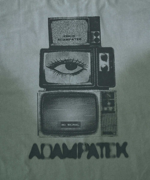 ADAM PATEK(アダムパテック)の「mlt5601-noise aging embroidered long-sleeved T ロングスリーブTシャツ(AP2614023)(Tシャツ/カットソー・メンズ・ブラック/グリーン/ピンク/ホワイト・2/1)」の5枚目の写真