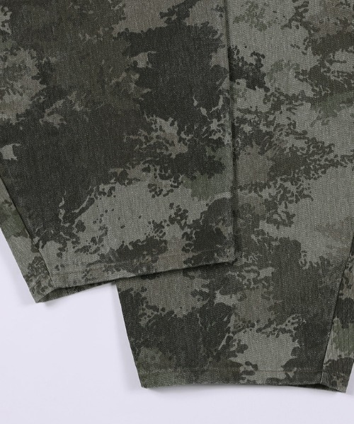 FANCY CLUB（ファンシークラブ）の「A'GEM/9 × .kom 『FANCY CLUB/ファンシークラブ』TOOTH JAM WIDE DENIM PANTS/トゥースジャムワイドデニムパンツ（デニムパンツ・レディース・カモフラージュ/ブラック・M）」の22枚目の写真