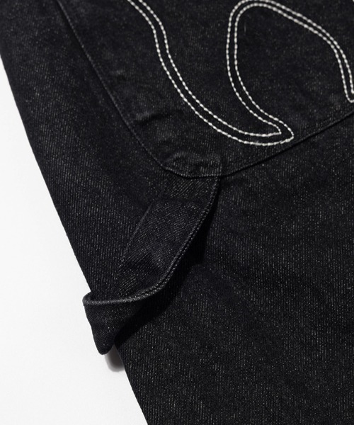 FANCY CLUB（ファンシークラブ）の「A'GEM/9 × .kom 『FANCY CLUB/ファンシークラブ』TOOTH JAM WIDE DENIM PANTS/トゥースジャムワイドデニムパンツ（デニムパンツ・レディース・カモフラージュ/ブラック・M）」の18枚目の写真