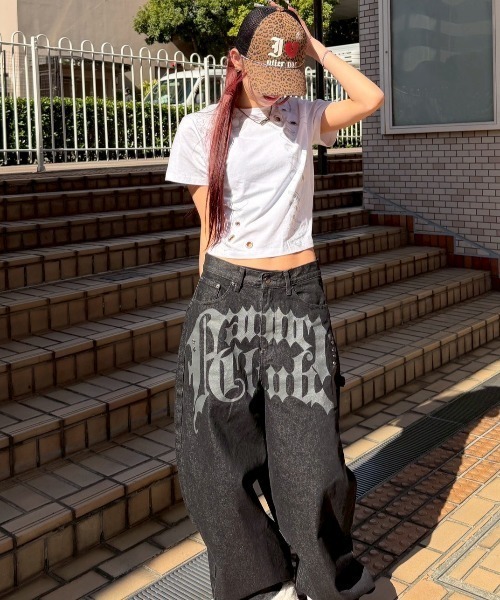 A'GEM/9 × .kom 『FANCY CLUB/ファンシークラブ』TOOTH JAM WIDE DENIM