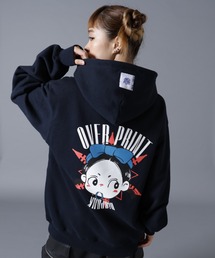 over print｜オーバープリントのパーカー（ブルー・ネイビー/青色系