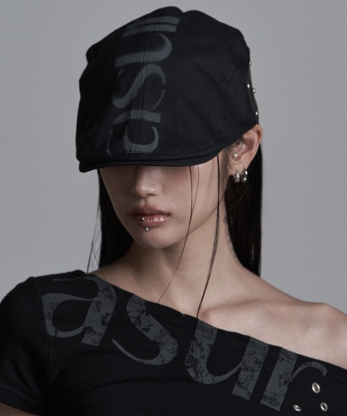 ◇ASYOUARE◇AU ロゴ ハンチング キャップ AU LOGO HUNTING CAP
