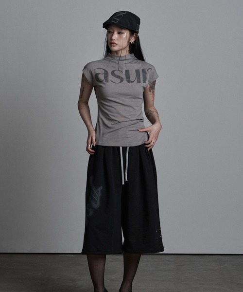 as you are(アズユーアー)の「◇ASYOUARE◇AU ロゴ ハンチング キャップ AU LOGO HUNTING CAP(キャスケット・レディース・チャコール/ブラック・FREE)」の10枚目の写真