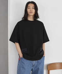 Firsthand/ファーストハンド サイドポケット スピンドル テック サーマル ショートスリーブ Tシャツ / ビッグシルエット