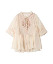 SNIDEL | エンブロイダリー楊柳ブラウス(シャツ/ブラウス)