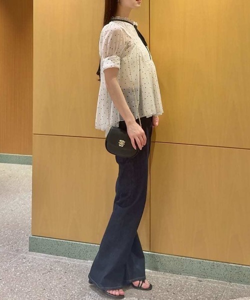 SNIDEL(スナイデル)の「エンブロイダリー楊柳ブラウス(シャツ/ブラウス・レディース・マルチ/ピンク/ドット・F)」の20枚目の写真