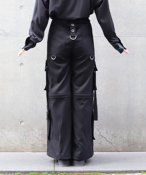 REZEN（リゼン）の「彼岸花×鬼火２ＷＡＹパンツ（その他パンツ・メンズ・ローズ/ブルーパープル/ライトグレー・SMALL/MEDIUM）」の16枚目の写真