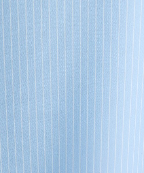 ABAHOUSE（アバハウス）の「【ON/OFF兼用】ストライプ＆デニムライク　360°ストレッチ ワイドカラーシャツ / FLEX SHIRTS（シャツ/ブラウス・メンズ・ホワイト/サックスブルー/インディゴブルー・46/48/44/50）」の10枚目の写真
