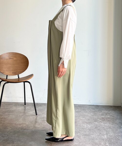 un dix cors（アンディコール）の「フロントタックジャンスカ（ワンピース・レディース・ブラック/オリーブ/イエロー・FREE）」の22枚目の写真