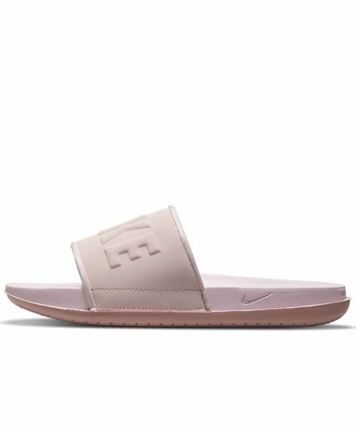NIKE(ナイキ)の「ナイキ オフコート ウィメンズスライド / Nike Offcourt Women's Slides BQ4632-606 Barely Rose(サンダル・レディース・ライトピンク・22/26/25/24/23)」の2枚目の写真