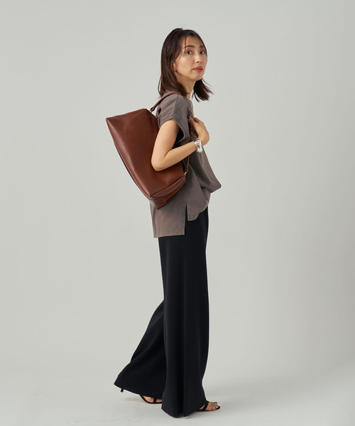 VERMEIL par iena（ヴェルメイユパーイエナ）の「ニットパンツ（その他パンツ・レディース・ブラック/チャコールグレー・38/36）」の6枚目の写真