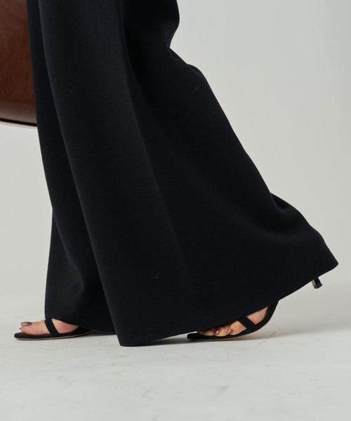 VERMEIL par iena（ヴェルメイユパーイエナ）の「ニットパンツ（その他パンツ・レディース・ブラック/チャコールグレー・38/36）」の12枚目の写真