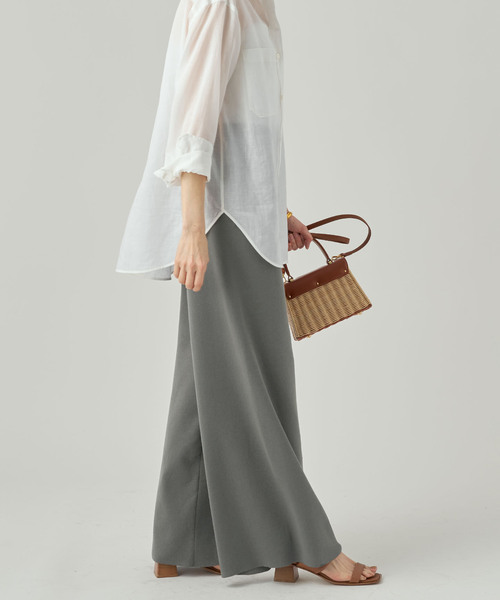 VERMEIL par iena（ヴェルメイユパーイエナ）の「ニットパンツ（その他パンツ・レディース・ブラック/チャコールグレー・38/36）」の18枚目の写真