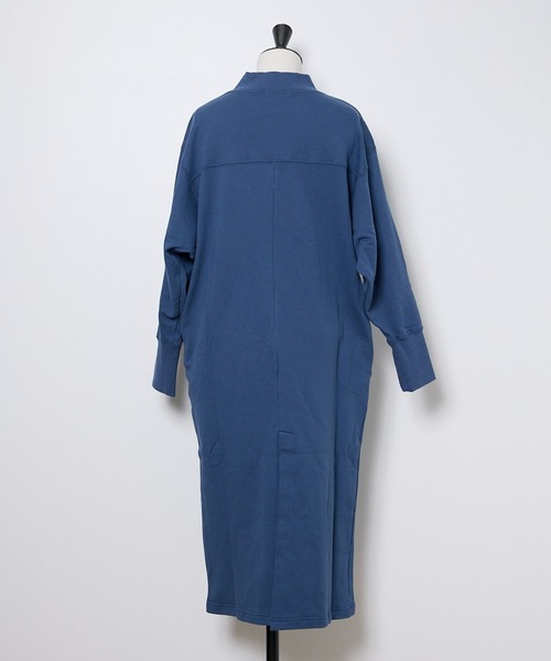 GOOD ROCK SPEED（グッドロックスピード）の「カレッジスウェットワンピースPENNSYLVANIA《GOOD ROCK SPEED》（ワンピース・レディース・ネイビー・9号）」の3枚目の写真