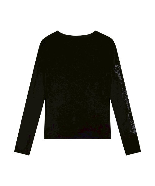 EYEER(イワイイアル)の「【EYEER】Cross Logo Henley Neck Long Sleeve / 【イーワイイーイーアール】クロスロゴヘンリーネック長袖Tシャツ(Tシャツ/カットソー・レディース・ブラック/ホワイト・S)」の18枚目の写真