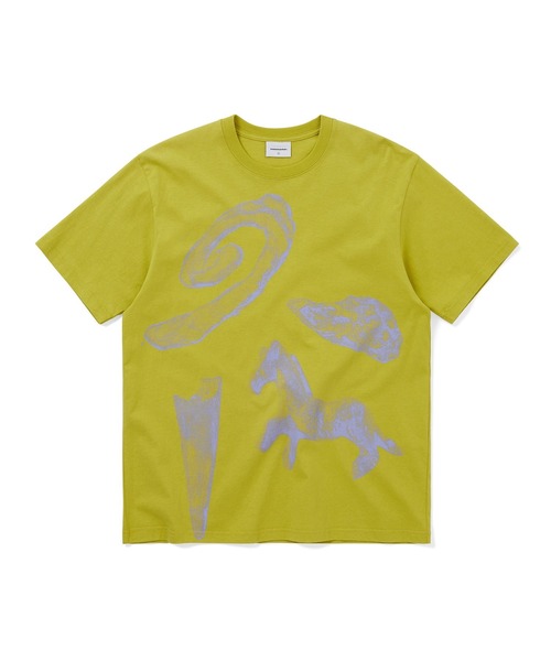thisisneverthat（ディスイズネバーザット）の「Artifacts Tee（Tシャツ/カットソー・メンズ・ライム/ホワイト/ヘザーグレー・XL/S/M/L）」の3枚目の写真