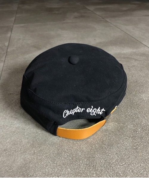 Evo+Revo(エボレボ)の「”クラシック感がイケてる”ピルボックスキャップ(キャップ・メンズ・ネイビー/レオパード/ブラック/チェック・フリ-)」の5枚目の写真