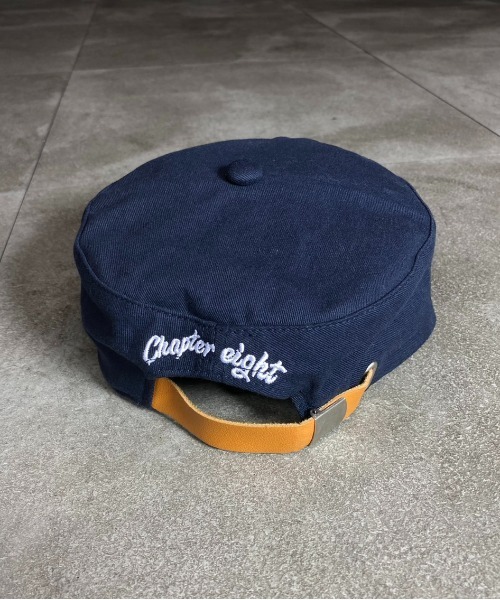 Evo+Revo(エボレボ)の「”クラシック感がイケてる”ピルボックスキャップ(キャップ・メンズ・ネイビー/レオパード/ブラック/チェック・フリ-)」の6枚目の写真
