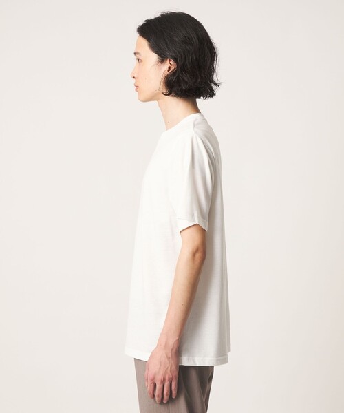 A DAY IN THE LIFE UNITED ARROWS(アデイインザライフユナイテッドアローズ)の「アブストラクト レイヤード リラックス カットソー-ウォッシャブル-<A DAY IN THE LIFE>(ニット/セーター・メンズ・ベージュ/ネイビー/ブラック・L/M)」の18枚目の写真