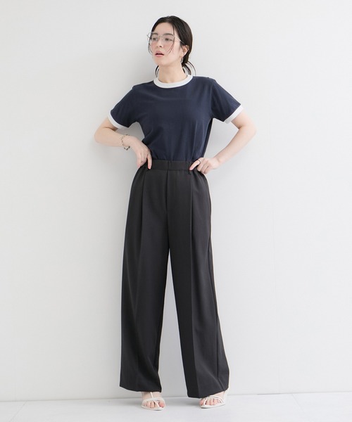 Healthknit（ヘルスニット）の「【Healthknit/ヘルスニット】Ringer Crewneck S/S（Tシャツ/カットソー・レディース・ブラック系その他2/ブルー系その他/ホワイト系その他・FREE）」の12枚目の写真