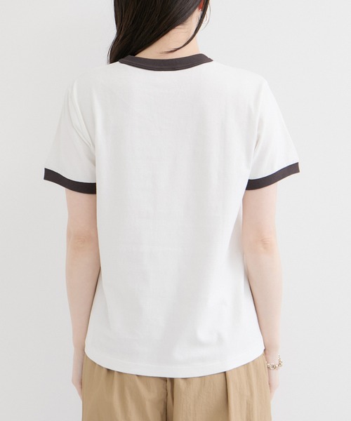 Healthknit（ヘルスニット）の「【Healthknit/ヘルスニット】Ringer Crewneck S/S（Tシャツ/カットソー・レディース・ブラック系その他2/ブルー系その他/ホワイト系その他・FREE）」の15枚目の写真
